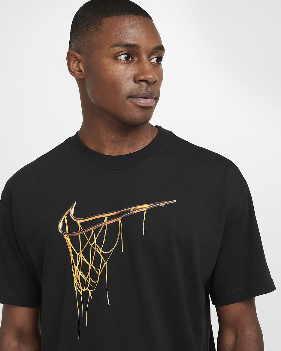 Black and gold nike shirt mens best sale